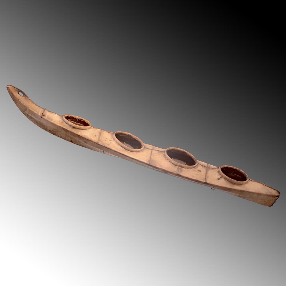 An Inuit canoe model – Tribal Design