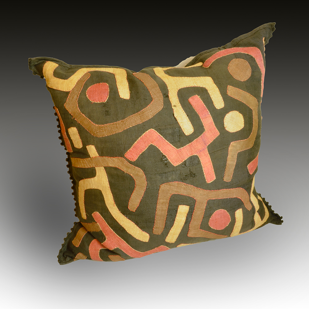 A large Kuba pillow